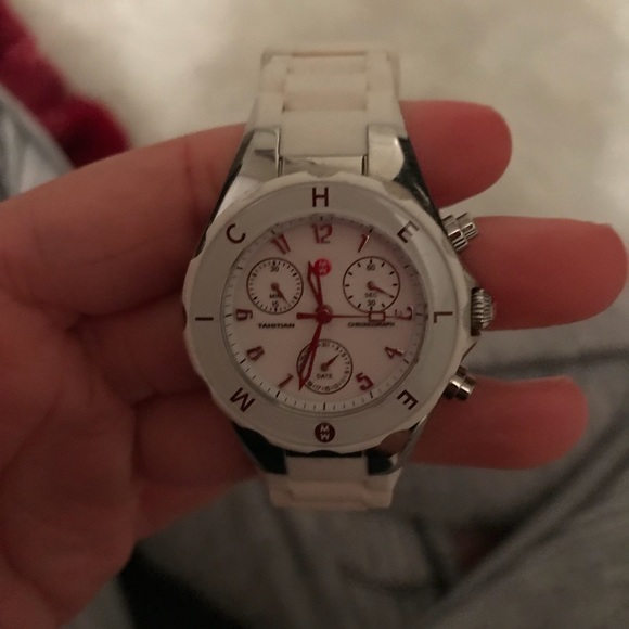 WHITE RUBBER MICHELE WATCH - Picture 2 of 3